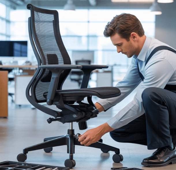 Atelier de réparation de mobilier de bureau