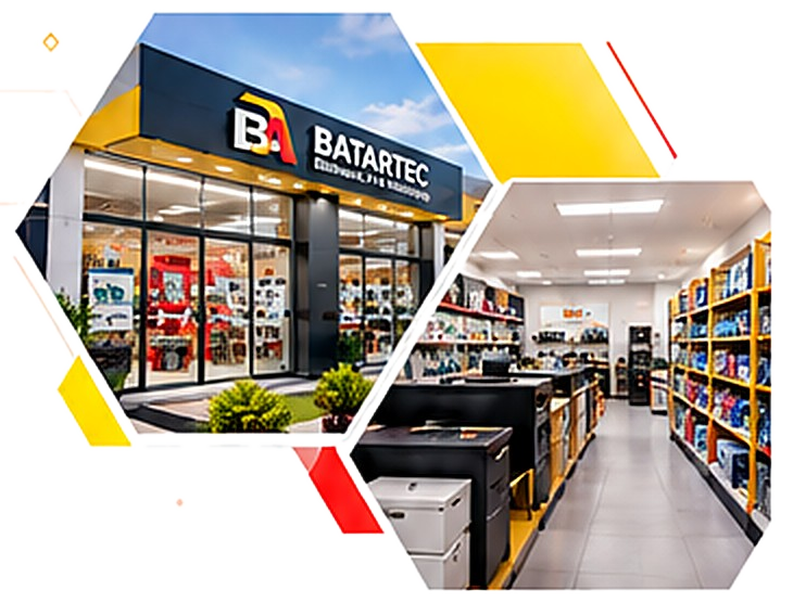 Façade et intérieur du magasin BATARTEC