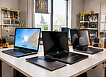 Ordinateurs portables exposés